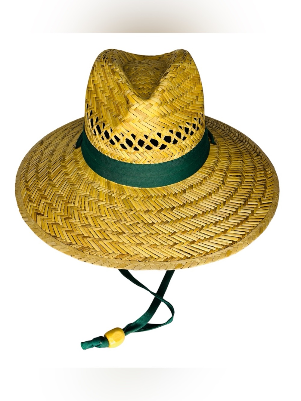 NEW Sun Garden Safari Straw Hat Authentic DPC Dorfman Pacific Co S/M Chin Strap